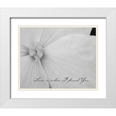 Aimer I White Modern Wood Framed Art Print with Double Matting by Richard, Ben