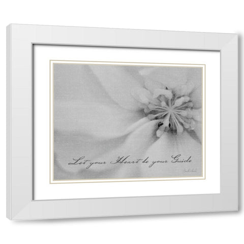 Aimer II White Modern Wood Framed Art Print with Double Matting by Richard, Ben