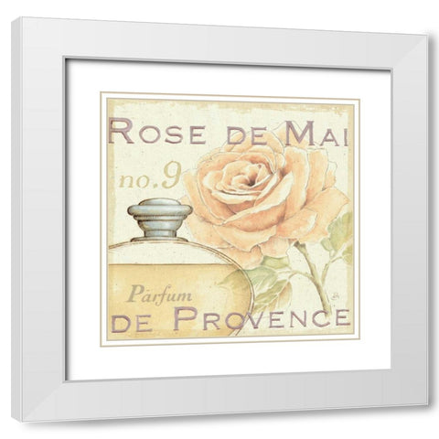 Fleurs and Parfum I White Modern Wood Framed Art Print with Double Matting by Brissonnet, Daphne