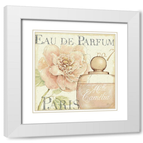 Fleurs and Parfum II White Modern Wood Framed Art Print with Double Matting by Brissonnet, Daphne