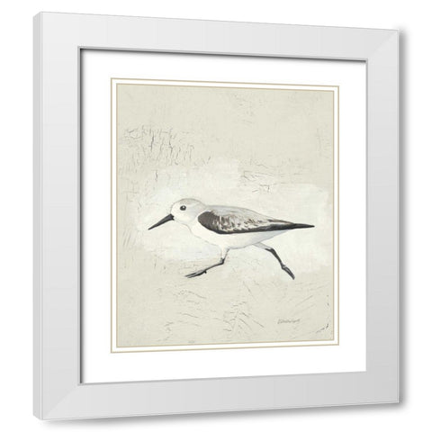 Sea Birds II White Modern Wood Framed Art Print with Double Matting by Lovell, Kathrine