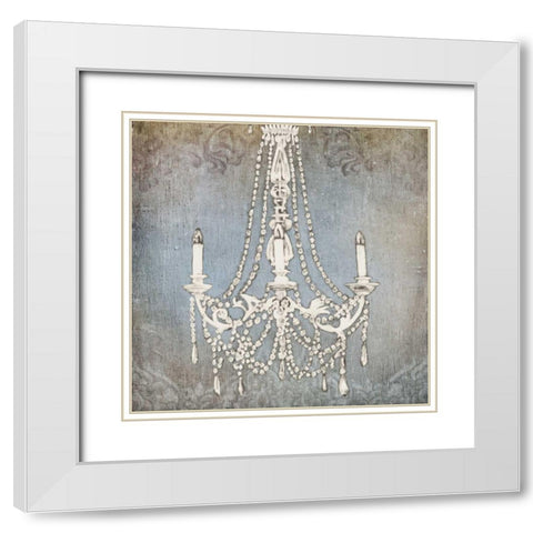 Luxurious Lights IV White Modern Wood Framed Art Print with Double Matting by Wiens, James