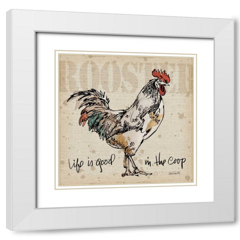 Farm Life III White Modern Wood Framed Art Print with Double Matting by Tavoletti, Anne
