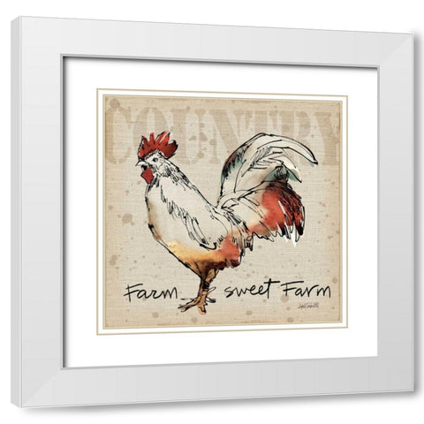 Farm Life V White Modern Wood Framed Art Print with Double Matting by Tavoletti, Anne