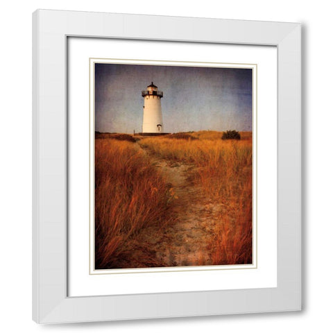 To the Harbor Light White Modern Wood Framed Art Print with Double Matting by Gendreau, Katherine