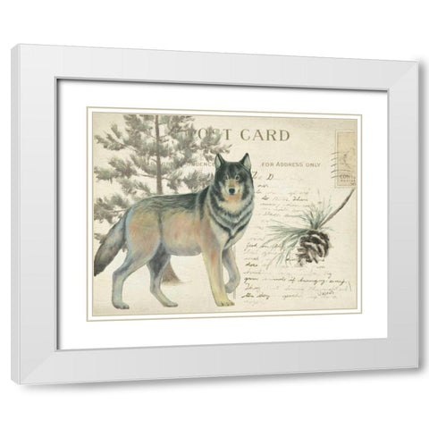 Northern Wild I White Modern Wood Framed Art Print with Double Matting by Wiens, James