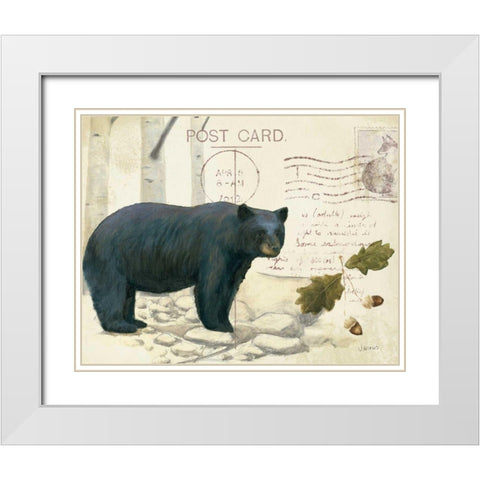 Northern Wild IV White Modern Wood Framed Art Print with Double Matting by Wiens, James