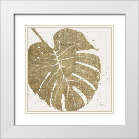Old Leaves III White Modern Wood Framed Art Print with Double Matting by Studio, Wellington
