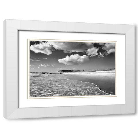 Clouds over Moshup White Modern Wood Framed Art Print with Double Matting by Gendreau, Katherine