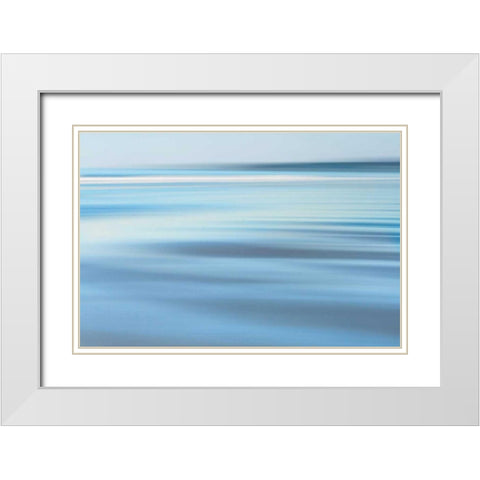 Low Tide at Dusk White Modern Wood Framed Art Print with Double Matting by Gendreau, Katherine