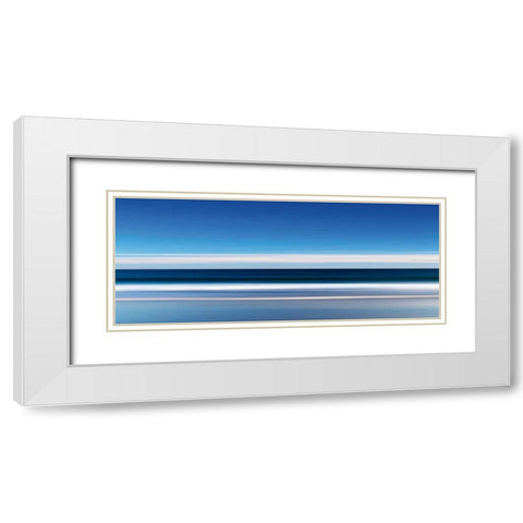 Lucy Vincent Waves White Modern Wood Framed Art Print with Double Matting by Gendreau, Katherine