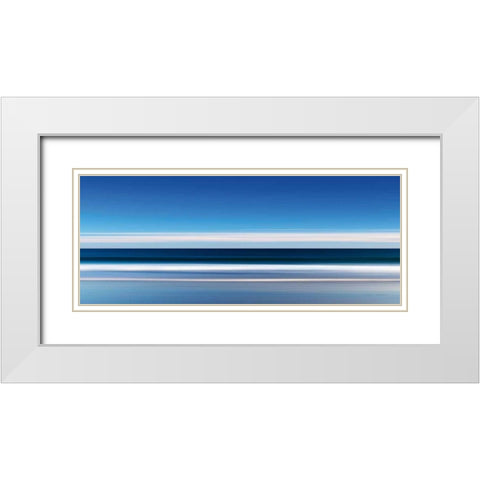 Lucy Vincent Waves White Modern Wood Framed Art Print with Double Matting by Gendreau, Katherine