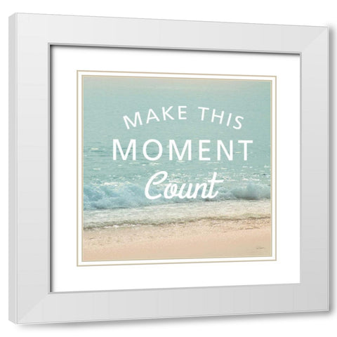 Sea Inspiration IV V2 White Modern Wood Framed Art Print with Double Matting by Schlabach Sue