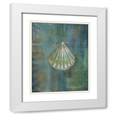 Tropical Sea II White Modern Wood Framed Art Print with Double Matting by Vassileva, Silvia