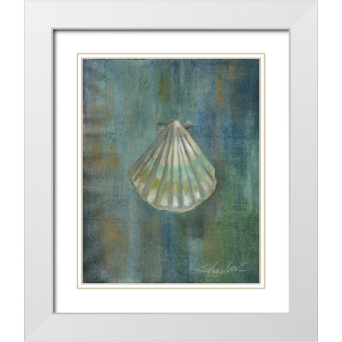 Tropical Sea II White Modern Wood Framed Art Print with Double Matting by Vassileva, Silvia