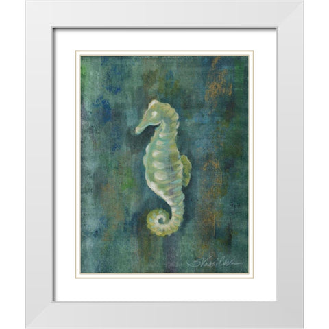 Tropical Sea IV White Modern Wood Framed Art Print with Double Matting by Vassileva, Silvia