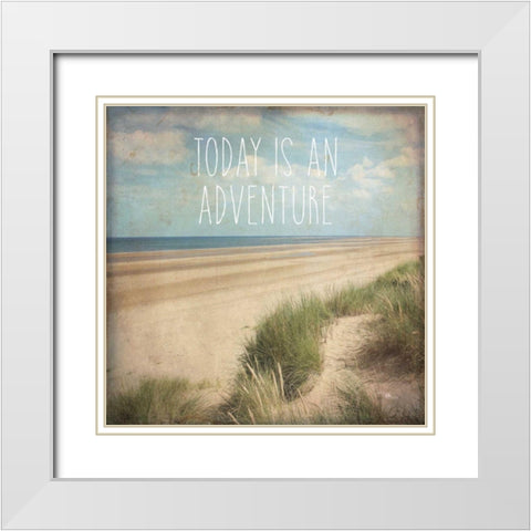 My Gypsy Soul III White Modern Wood Framed Art Print with Double Matting by Pela Studio