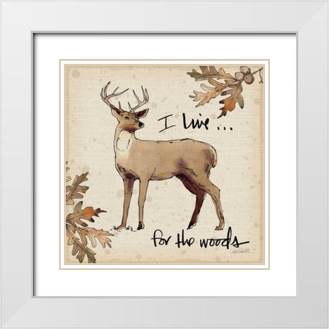 Lodge Life II White Modern Wood Framed Art Print with Double Matting by Tavoletti, Anne