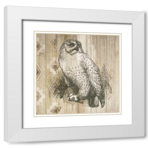 Natural History Lodge II White Modern Wood Framed Art Print with Double Matting by Wild Apple Portfolio