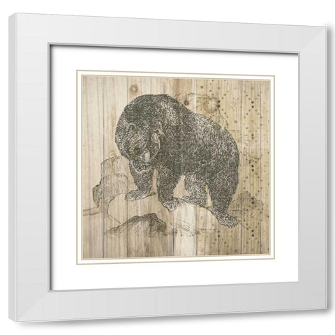 Natural History Lodge IV White Modern Wood Framed Art Print with Double Matting by DeNeige, Elyse