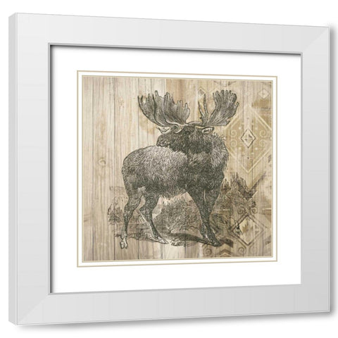 Natural History Lodge VIII White Modern Wood Framed Art Print with Double Matting by DeNeige, Elyse