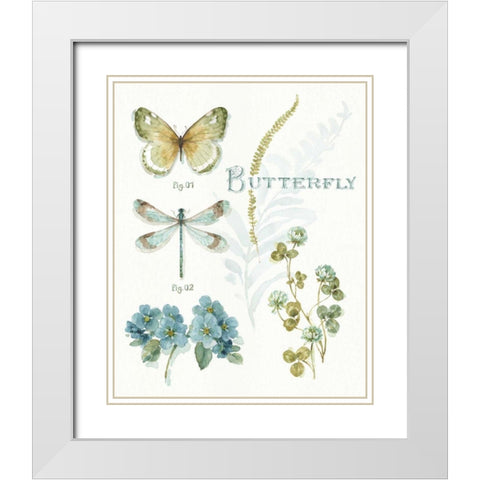 My Greenhouse Botanical I White Modern Wood Framed Art Print with Double Matting by Audit, Lisa
