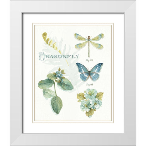 My Greenhouse Botanical II White Modern Wood Framed Art Print with Double Matting by Audit, Lisa