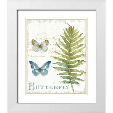 My Greenhouse Botanical IV White Modern Wood Framed Art Print with Double Matting by Audit, Lisa