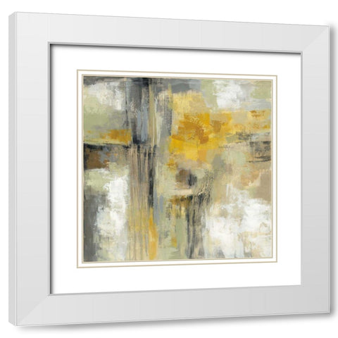 Sun and Rain White Modern Wood Framed Art Print with Double Matting by Vassileva, Silvia