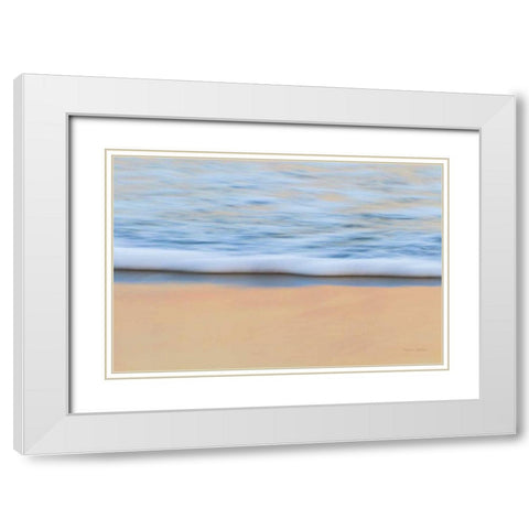 Oceans Edge White Modern Wood Framed Art Print with Double Matting by Gendreau, Katherine