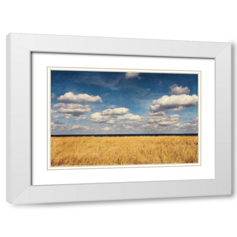 Bend in the Road Beach White Modern Wood Framed Art Print with Double Matting by Gendreau, Katherine