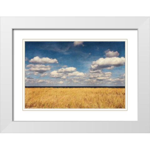 Bend in the Road Beach White Modern Wood Framed Art Print with Double Matting by Gendreau, Katherine