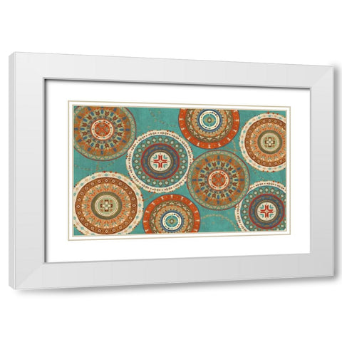 Southwest at Heart XIII White Modern Wood Framed Art Print with Double Matting by Charron, Veronique