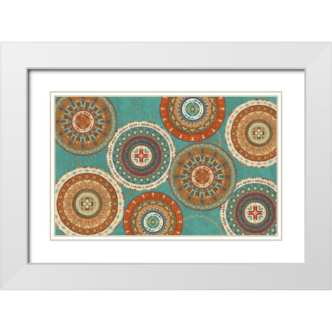 Southwest at Heart XIII White Modern Wood Framed Art Print with Double Matting by Charron, Veronique