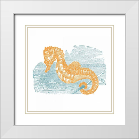 Sea Brights IV White Modern Wood Framed Art Print with Double Matting by Wild Apple Portfolio