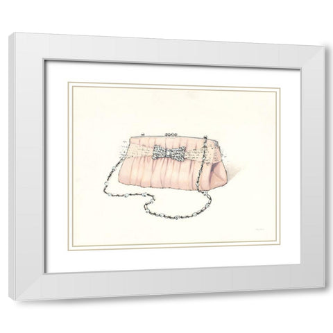 From Emilys Closet V White Modern Wood Framed Art Print with Double Matting by Adams, Emily