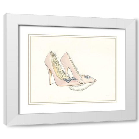 From Emilys Closet VI White Modern Wood Framed Art Print with Double Matting by Adams, Emily