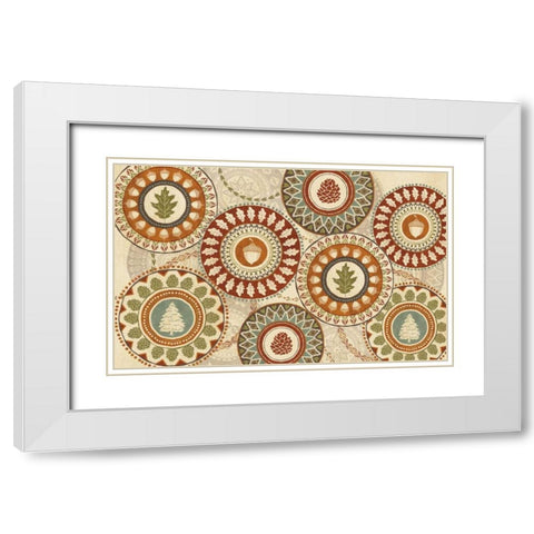 Lodge Resort V White Modern Wood Framed Art Print with Double Matting by Charron, Veronique