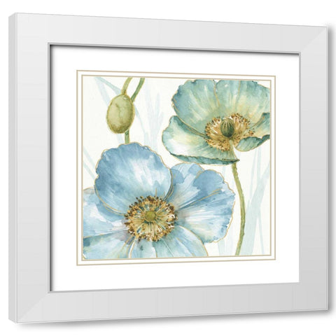 My Greenhouse Flowers II White Modern Wood Framed Art Print with Double Matting by Audit, Lisa