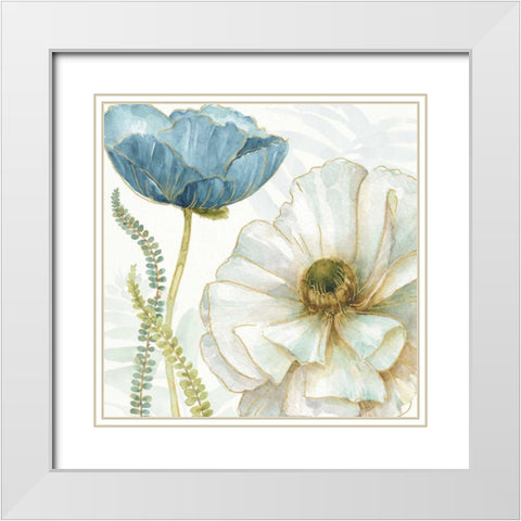 My Greenhouse Flowers III White Modern Wood Framed Art Print with Double Matting by Audit, Lisa