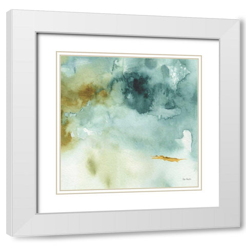 My Greenhouse Abstract IV White Modern Wood Framed Art Print with Double Matting by Audit, Lisa