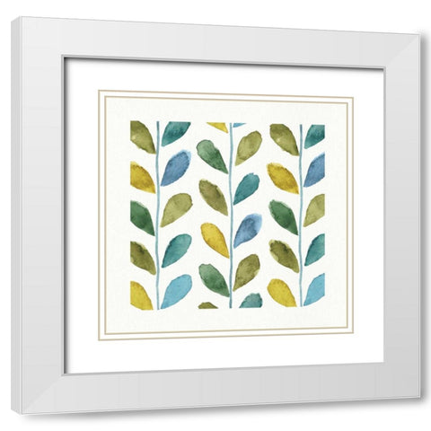 My Greenhouse Geo I White Modern Wood Framed Art Print with Double Matting by Audit, Lisa