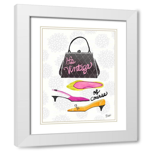 Its Vintage of Course White Modern Wood Framed Art Print with Double Matting by Studio Bella