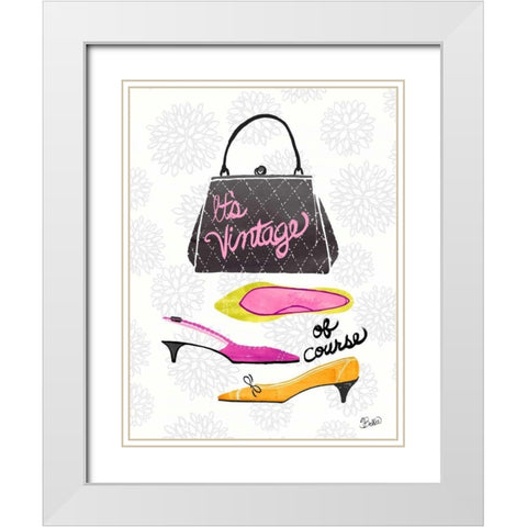 Its Vintage of Course White Modern Wood Framed Art Print with Double Matting by Studio Bella