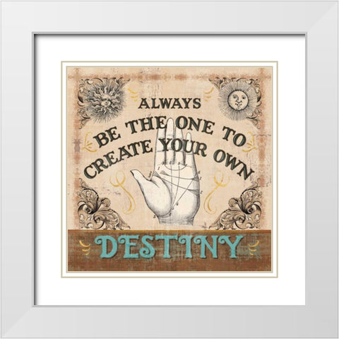 A Great Journey XI White Modern Wood Framed Art Print with Double Matting by Pela Studio