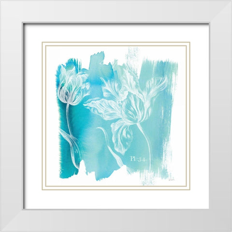 Water Wash I White Modern Wood Framed Art Print with Double Matting by Schlabach, Sue