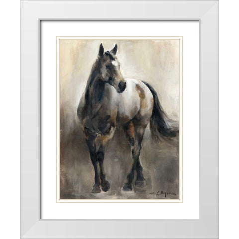 Copper and Nickel White Modern Wood Framed Art Print with Double Matting by Hageman, Marilyn