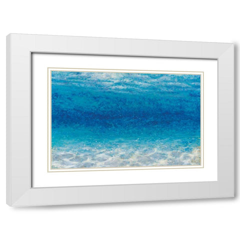 Underwater I White Modern Wood Framed Art Print with Double Matting by Wiens, James