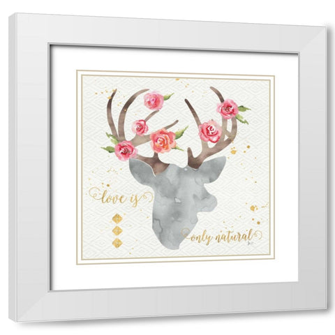 Wild Bohemian II White Modern Wood Framed Art Print with Double Matting by Aiken, Jess