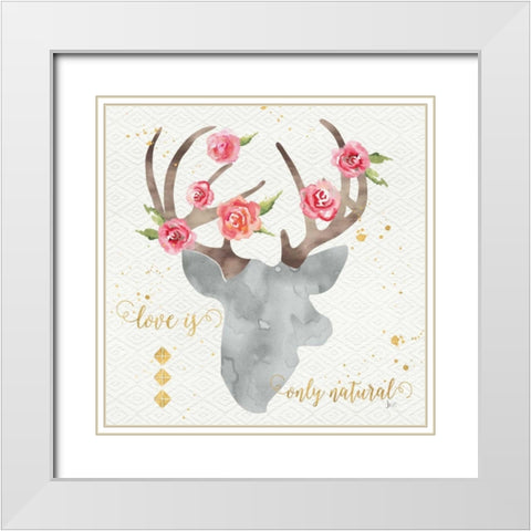 Wild Bohemian II White Modern Wood Framed Art Print with Double Matting by Aiken, Jess